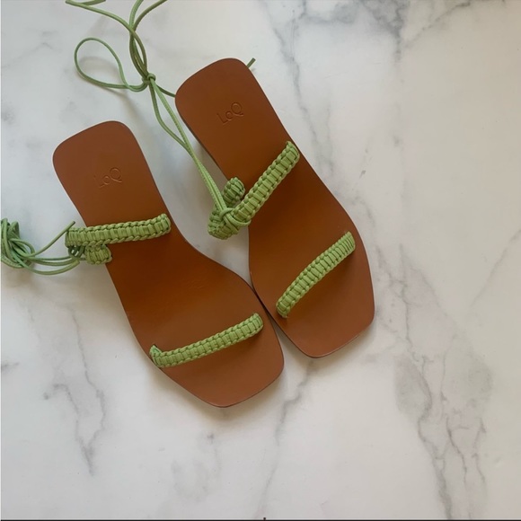 New LOQ Leona sandals in Pomelo green EUSize 38 - Picture 5 of 11